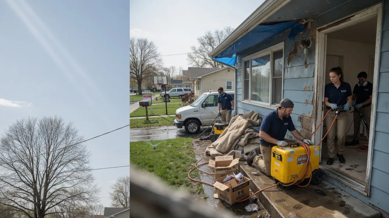 Basement Flood Cleanup in Valencia, PA near me